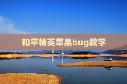 和平精英苹果bug教学