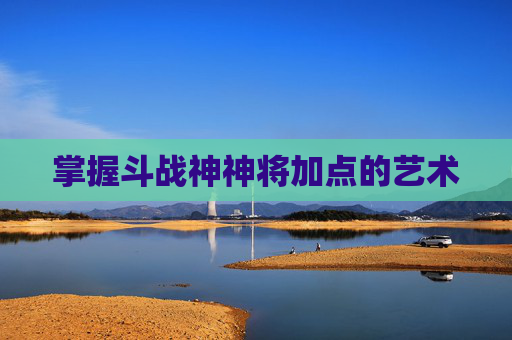 掌握斗战神神将加点的艺术