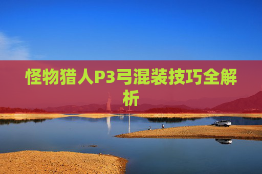 怪物猎人P3弓混装技巧全解析