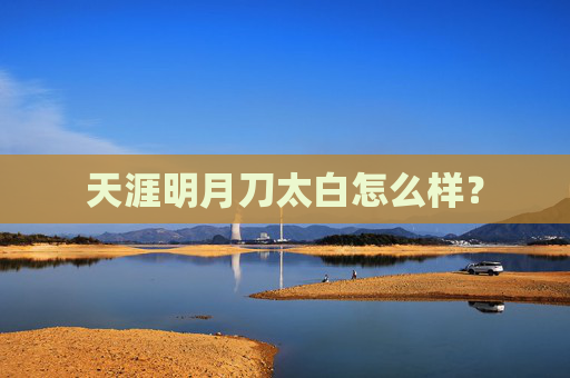 天涯明月刀太白怎么样? 天涯明月刀太白怎么样?