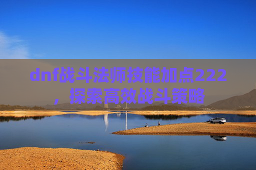 dnf战斗法师技能加点222，探索高效战斗策略
