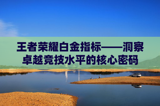 王者荣耀白金指标——洞察卓越竞技水平的核心密码 王者荣耀白金指标——洞察卓越竞技水平的核心密码