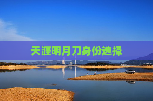 天涯明月刀身份选择 天涯明月刀身份选择