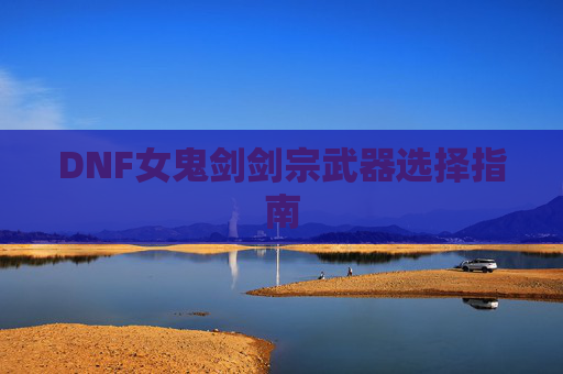 DNF女鬼剑剑宗武器选择指南