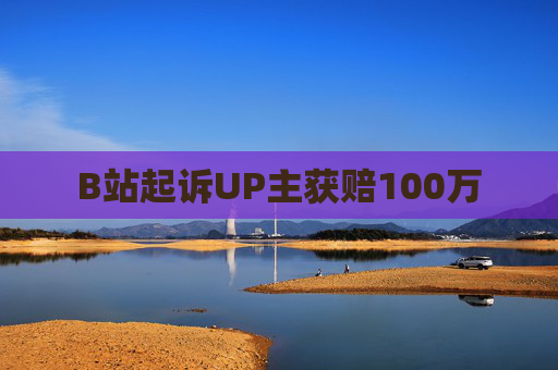 B站起诉UP主获赔100万