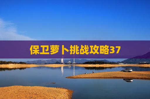 保卫萝卜挑战攻略37
