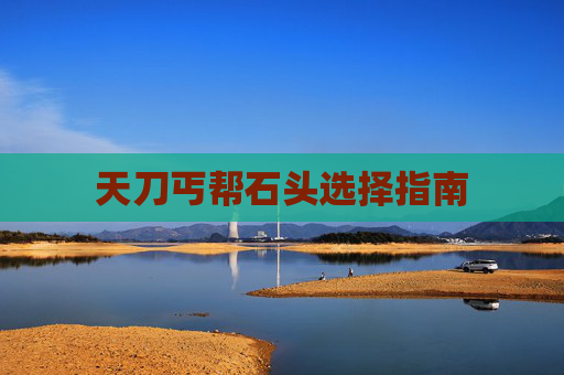 天刀丐帮石头选择指南 天刀丐帮石头选择指南