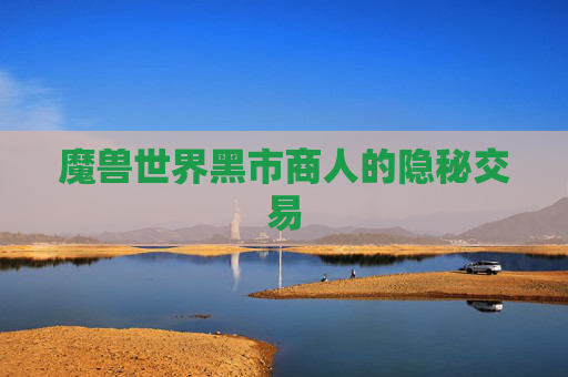 魔兽世界黑市商人的隐秘交易 魔兽世界黑市商人的隐秘交易