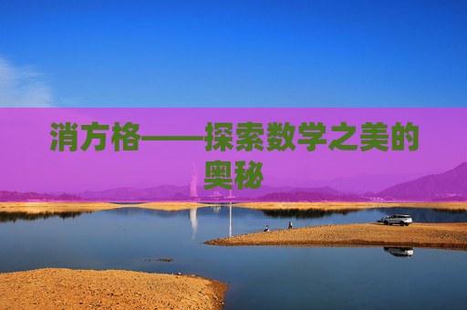 消方格——探索数学之美的奥秘